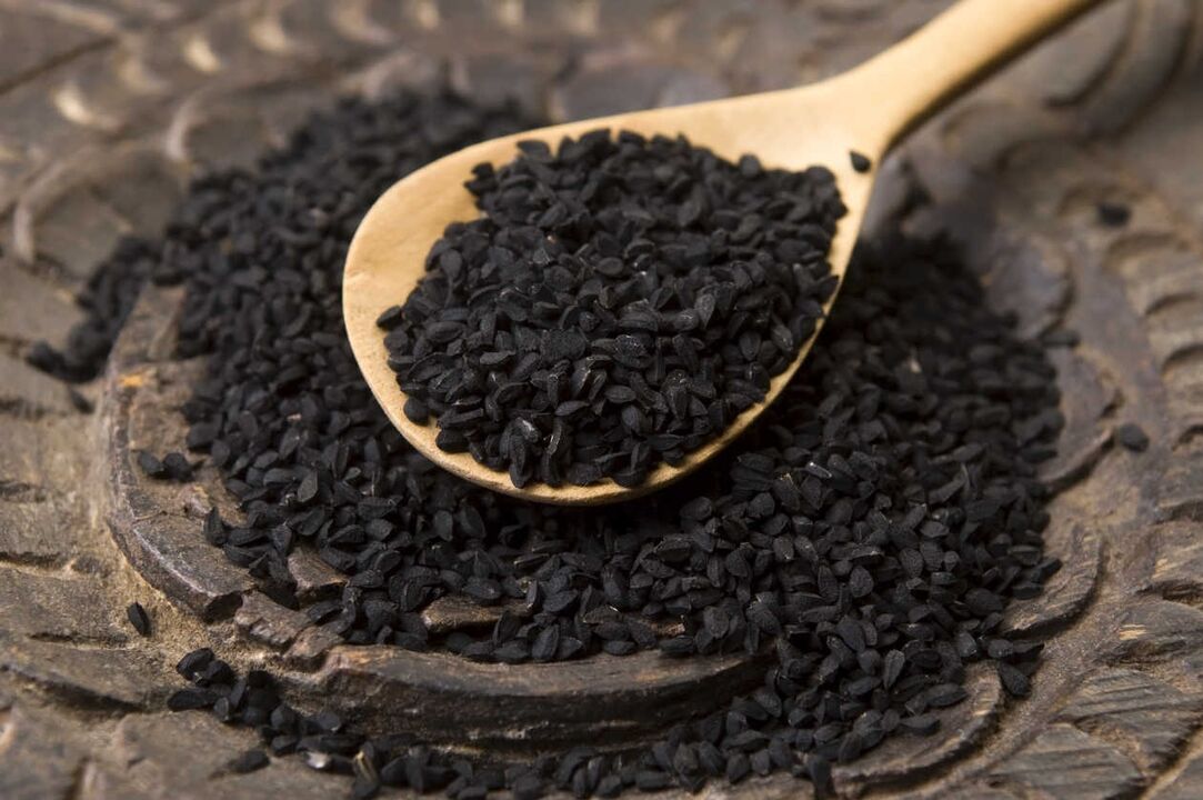 To kill the parasites, you need to eat a spoonful of black cumin seeds on an empty stomach. 