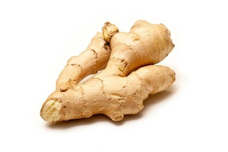 ginger root against worms